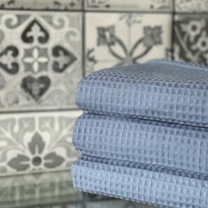 ręcznik kąpielowy „wafel” (niebieski)