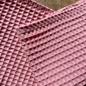 ręcznik do twarzy „wafel” (różowy) PREORDER