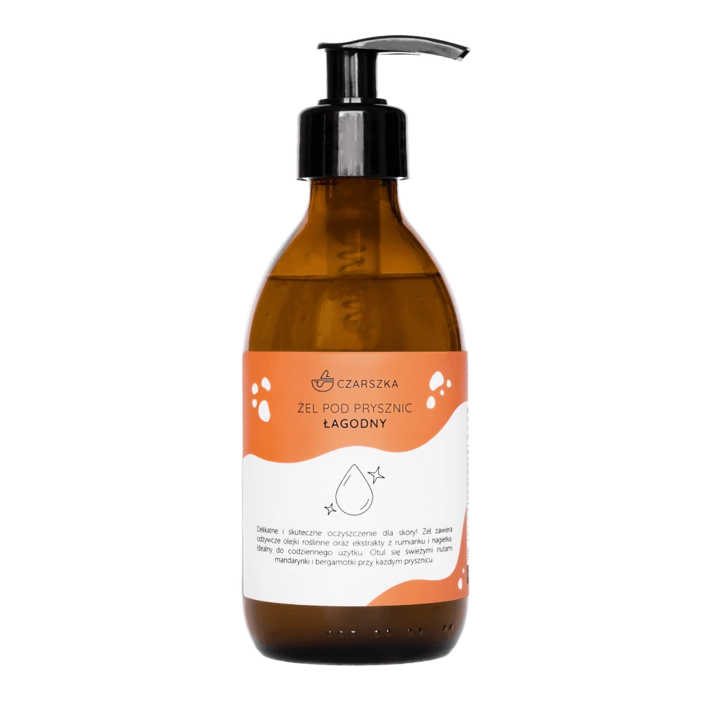 łagodny żel pod prysznic czarszka