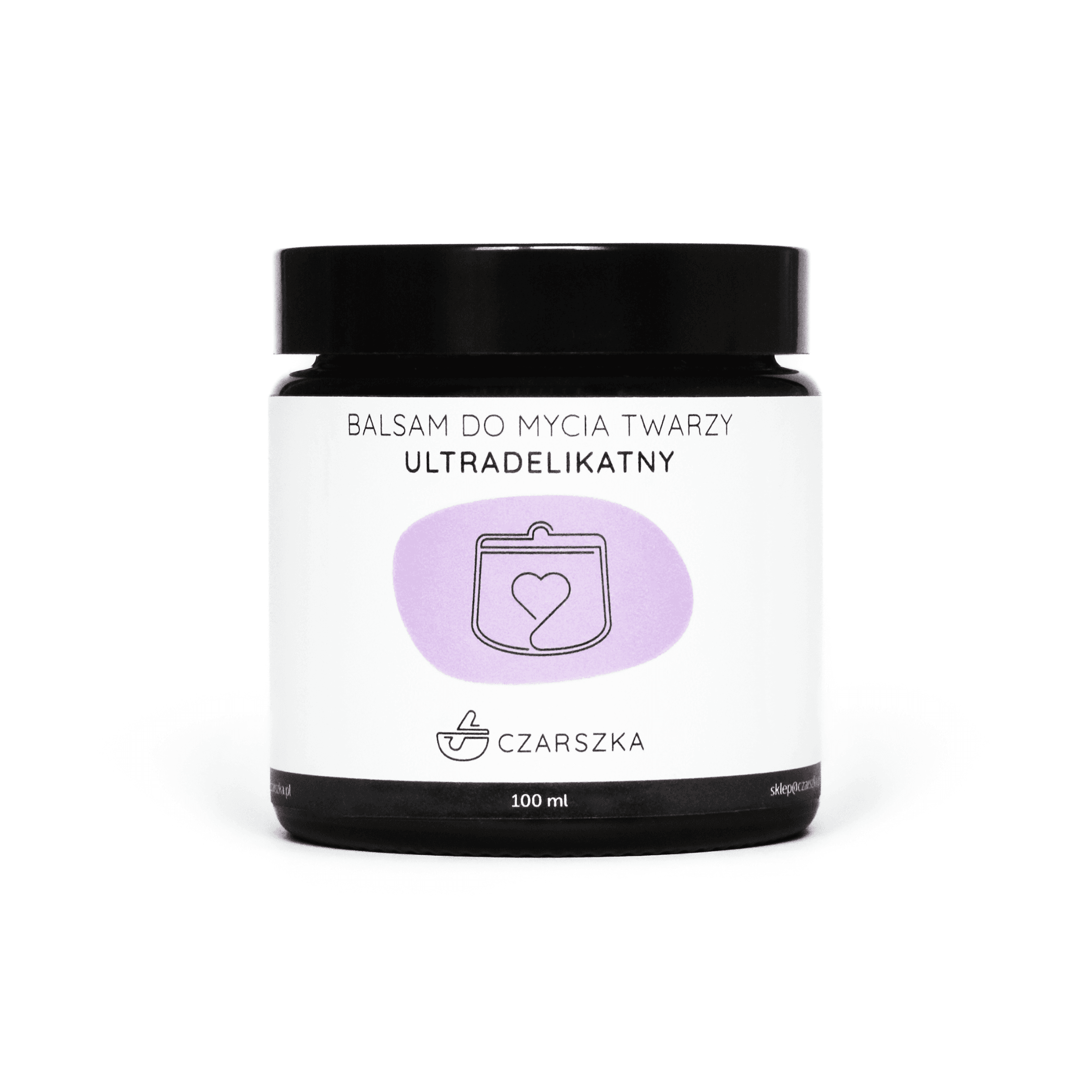 ultradelikatny balsam do mycia twarzy czarszka